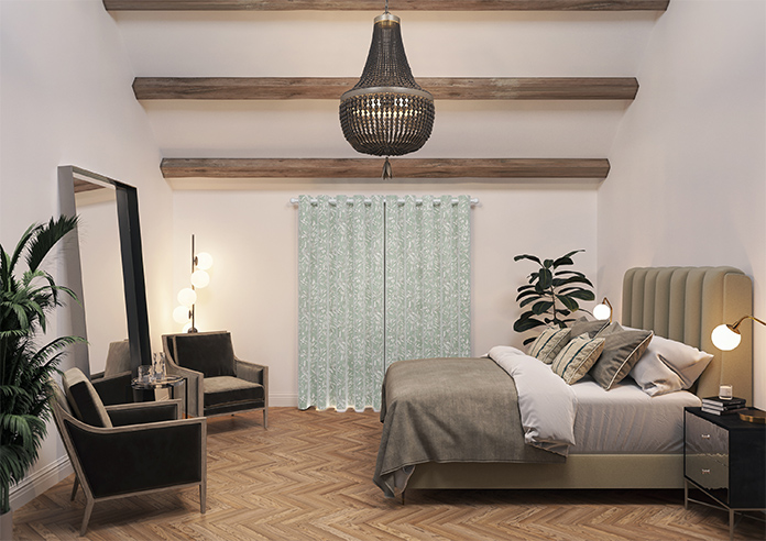 Aviary Velvet, Eucalyptus - Made to Measure Curtain - Image 15